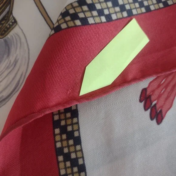 Hermès Silk Scarf Harnais Français 90cm Vintage - Picture 12 of 16